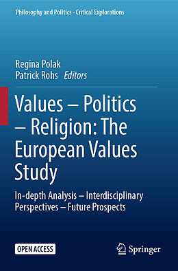 Couverture cartonnée Values   Politics   Religion: The European Values Study de 