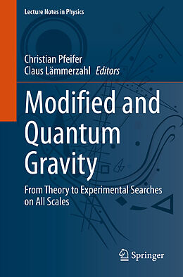 Kartonierter Einband Modified and Quantum Gravity von 