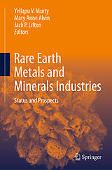 Livre Relié Rare Earth Metals and Minerals Industries de 