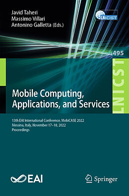 Couverture cartonnée Mobile Computing, Applications, and Services de 