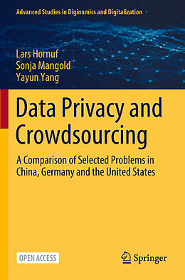 Couverture cartonnée Data Privacy and Crowdsourcing de Lars Hornuf, Yayun Yang, Sonja Mangold