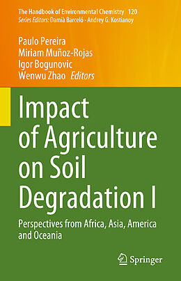 Livre Relié Impact of Agriculture on Soil Degradation I de 