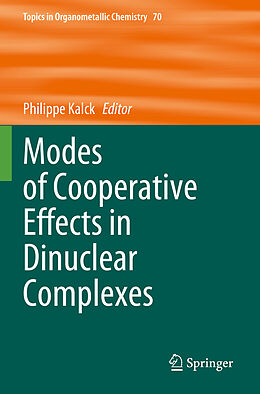 Couverture cartonnée Modes of Cooperative Effects in Dinuclear Complexes de 