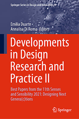 Livre Relié Developments in Design Research and Practice II de 