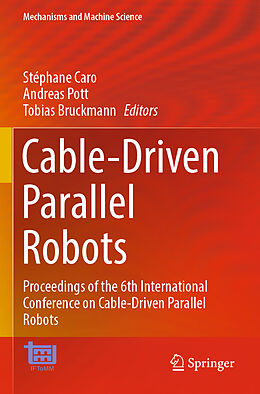 Couverture cartonnée Cable-Driven Parallel Robots de 