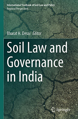 Couverture cartonnée Soil Law and Governance in India de 