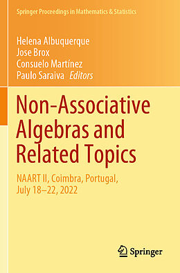 Couverture cartonnée Non-Associative Algebras and Related Topics de 