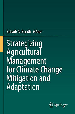 Couverture cartonnée Strategizing Agricultural Management for Climate Change Mitigation and Adaptation de 