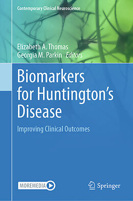 Livre Relié Biomarkers for Huntington's Disease de 