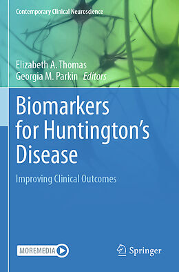 Couverture cartonnée Biomarkers for Huntington's Disease de 