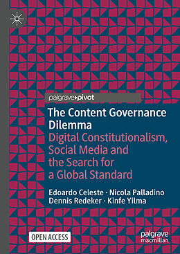 Fester Einband The Content Governance Dilemma von Edoardo Celeste, Kinfe Yilma, Dennis Redeker