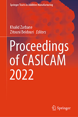 Livre Relié Proceedings of CASICAM 2022 de 