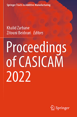 Couverture cartonnée Proceedings of CASICAM 2022 de 