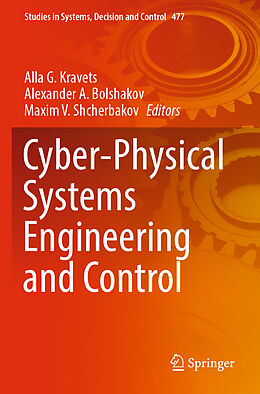 Couverture cartonnée Cyber-Physical Systems Engineering and Control de 