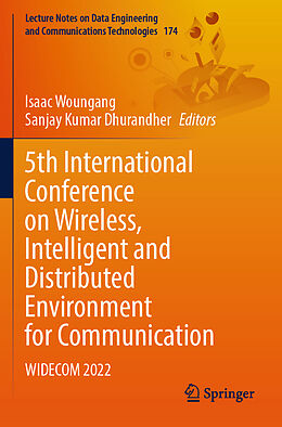 Couverture cartonnée 5th International Conference on Wireless, Intelligent and Distributed Environment for Communication de 