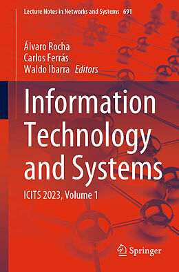 Couverture cartonnée Information Technology and Systems de 