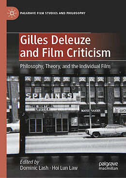 Livre Relié Gilles Deleuze and Film Criticism de 