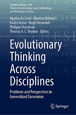 Livre Relié Evolutionary Thinking Across Disciplines de 