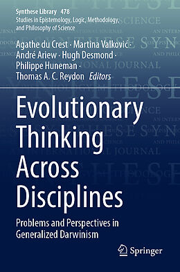 Couverture cartonnée Evolutionary Thinking Across Disciplines de 