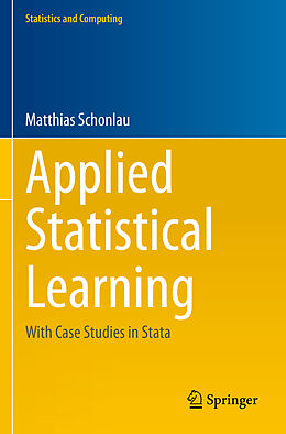 Couverture cartonnée Applied Statistical Learning de Matthias Schonlau