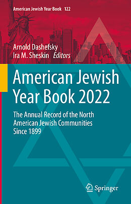 Livre Relié American Jewish Year Book 2022 de 