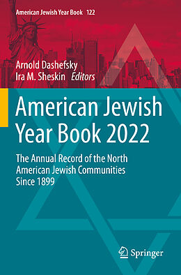 Couverture cartonnée American Jewish Year Book 2022 de 