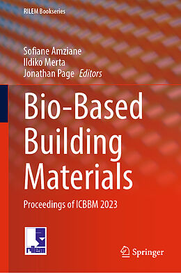 Livre Relié Bio-Based Building Materials de 