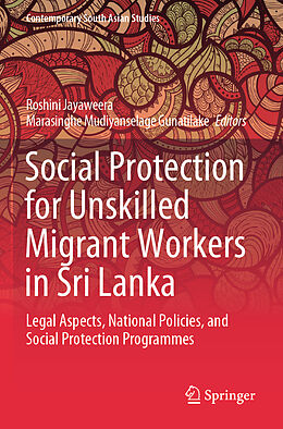 Couverture cartonnée Social Protection for Unskilled Migrant Workers in Sri Lanka de 