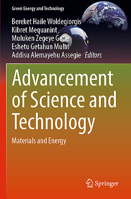 Kartonierter Einband Advancement of Science and Technology von 