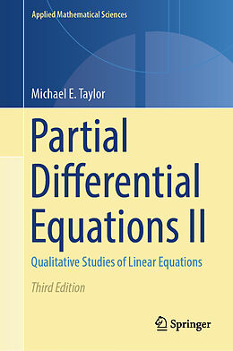 Livre Relié Partial Differential Equations II de Michael E. Taylor