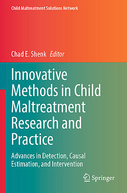 Couverture cartonnée Innovative Methods in Child Maltreatment Research and Practice de 