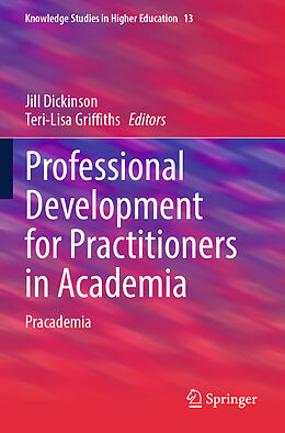 Couverture cartonnée Professional Development for Practitioners in Academia de 