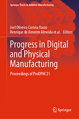 eBook (pdf) Progress in Digital and Physical Manufacturing de 