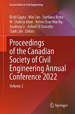 Fester Einband Proceedings of the Canadian Society of Civil Engineering Annual Conference 2022 von 