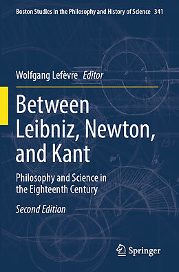 Couverture cartonnée Between Leibniz, Newton, and Kant de 