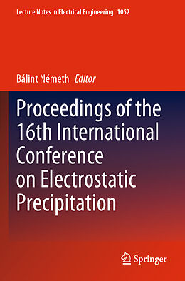 Couverture cartonnée Proceedings of the 16th International Conference on Electrostatic Precipitation de 