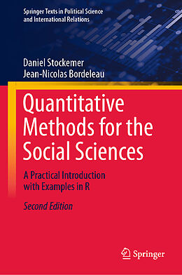 Livre Relié Quantitative Methods for the Social Sciences de Jean-Nicolas Bordeleau, Daniel Stockemer