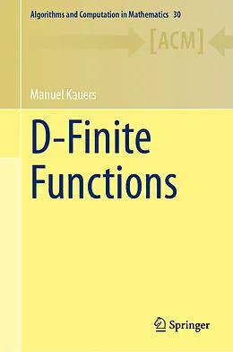 E-Book (pdf) D-Finite Functions von Manuel Kauers
