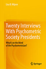 eBook (pdf) Twenty Interviews With Psychometric Society Presidents de Lisa D. Wijsen