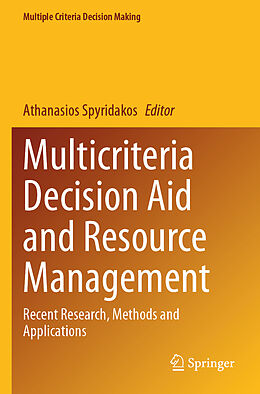 Couverture cartonnée Multicriteria Decision Aid and Resource Management de 