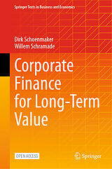 Fester Einband Corporate Finance for Long-Term Value von Willem Schramade, Dirk Schoenmaker