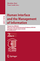 eBook (pdf) Human Interface and the Management of Information de 