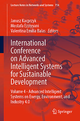 Couverture cartonnée International Conference on Advanced Intelligent Systems for Sustainable Development de 