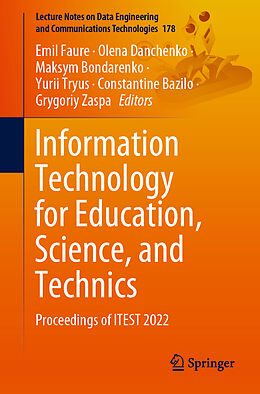 Couverture cartonnée Information Technology for Education, Science, and Technics de 