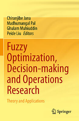 Couverture cartonnée Fuzzy Optimization, Decision-making and Operations Research de 