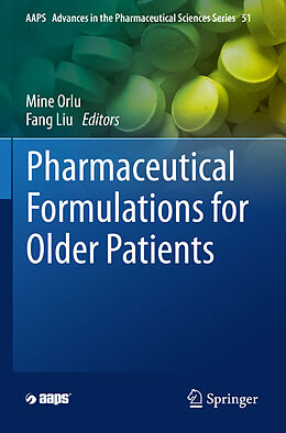 Couverture cartonnée Pharmaceutical Formulations for Older Patients de 