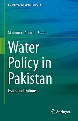 Livre Relié Water Policy in Pakistan de 