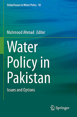 Couverture cartonnée Water Policy in Pakistan de 