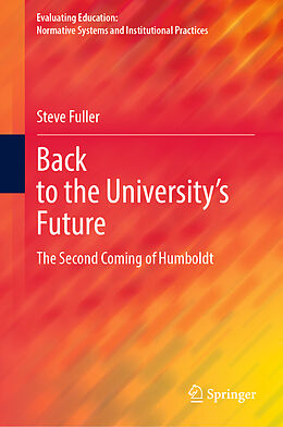 Livre Relié Back to the University's Future de Steve Fuller