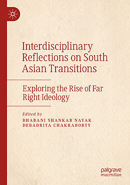 Couverture cartonnée Interdisciplinary Reflections on South Asian Transitions de 